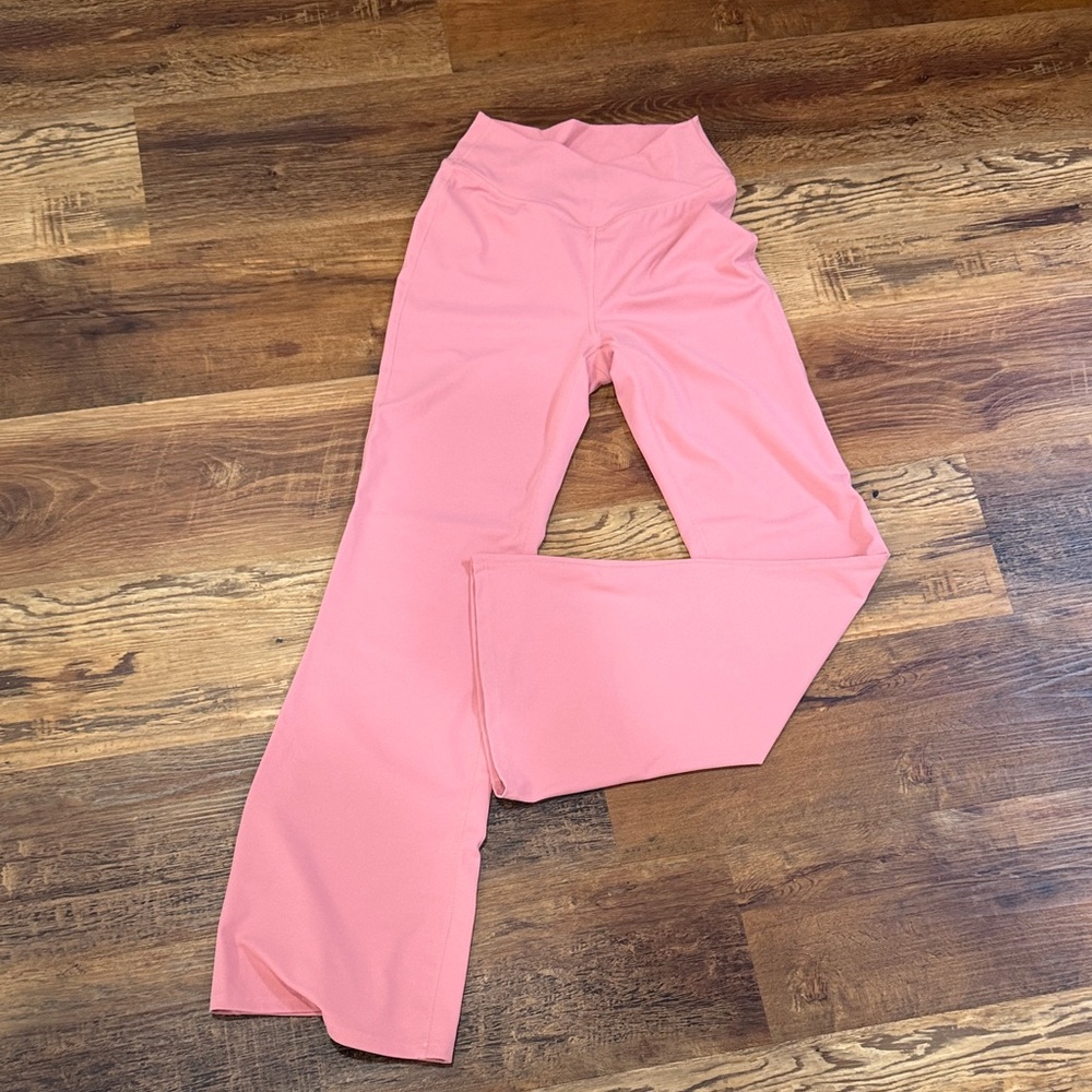 Pink Flare Leggings